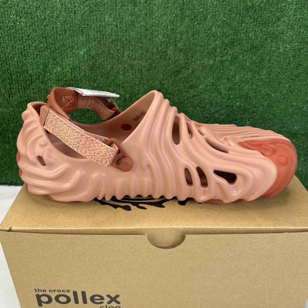 NEW Crocs Pollex Salehe Benbury Pale Blush Size 11 Men's 207393-6RL  SHIPS FAST! - Picture 4 of 16